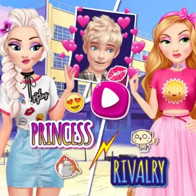 Elsa And Rapunzel Princess Rivalry