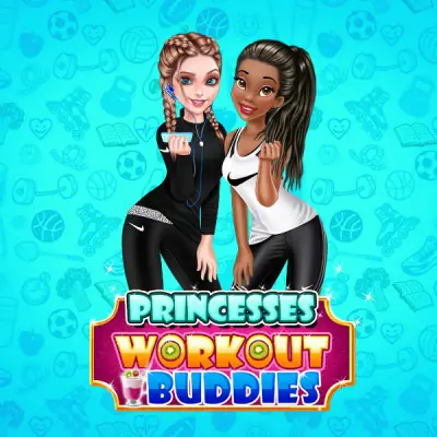 Elsa And Tiana Workout Buddies