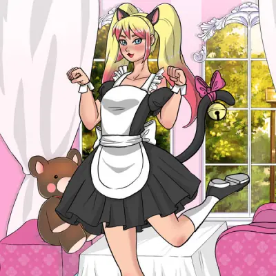 Kawaii Kitty Cat Girl