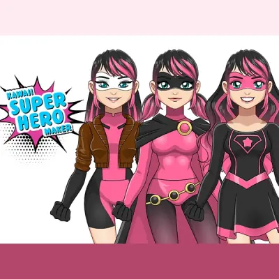 Kawaii Superhero Avatar Maker