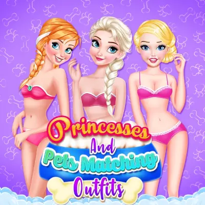 Princesses And Pets Matching Outfits