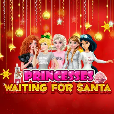 Princesses Waiting For Santa